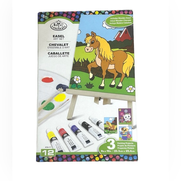 NWT Royal Langnickel Easel Art Set 3 Kid’s Painting Project - Picture 2 of 3